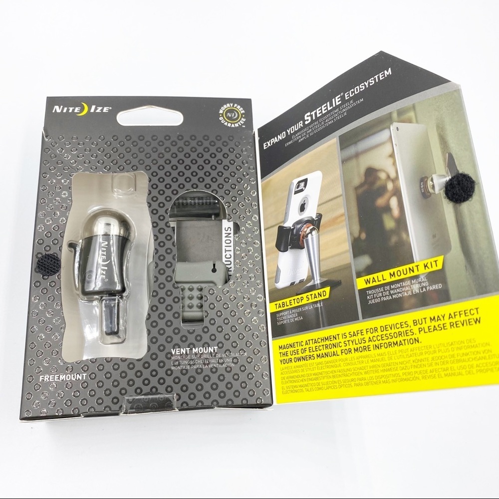 Nite Ize Steelie Freemount Vent Mount Kit Magnetic - Picture 13 of 13